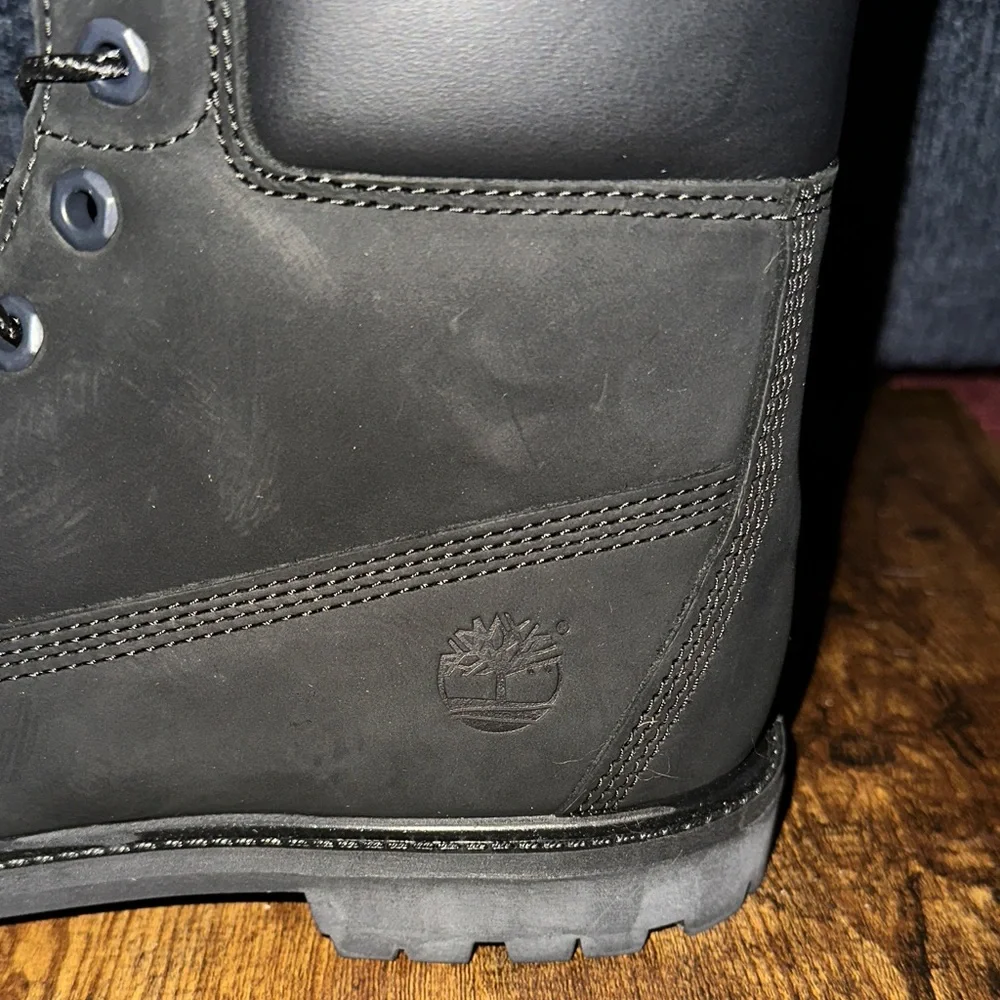 Timberland Premium 6-Inch Waterproof Boots - Black Nubuck - Mens 11